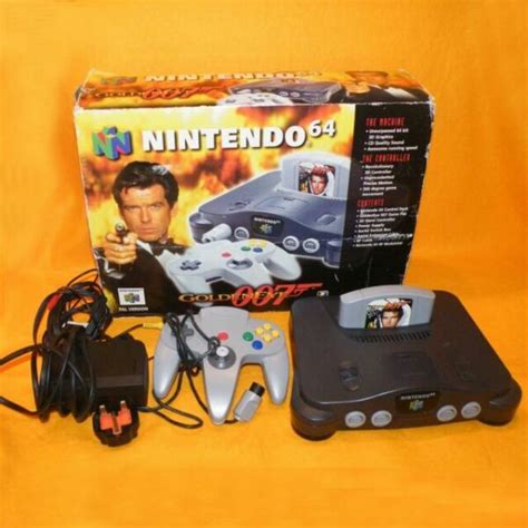 It is a classic shooter and action-adventure game featuring James Bond with an E-Everone rating. . Nintendo 64 ebay